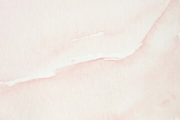 Watercolor texture background. Abstract light pink painting backdrop. template, card. Copy space
