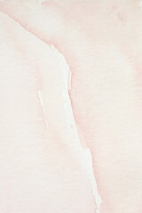 Watercolor texture background. Abstract light pink painting backdrop. template, card. Copy space