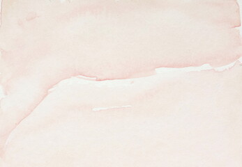 Watercolor texture background. Abstract light pink painting backdrop. template, card. Copy space