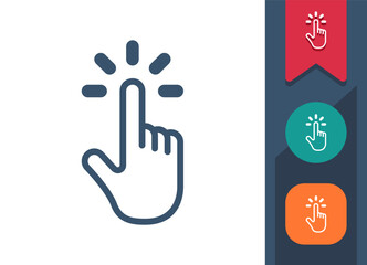 Touch, Finger, Pointer, Click Icon
