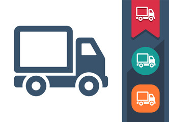 Truck, Delivery Truck, Lorry Icon