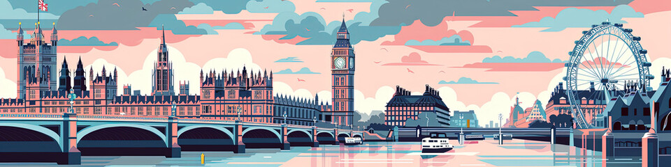 Iconic Big Ben & Parliament: A Geometric Perspective