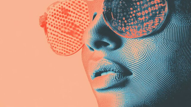 Overprint Halftone Effect