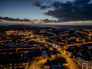 Bude Town at dusk
