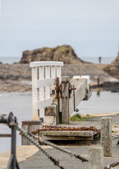 Bude canal exiting to sea