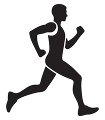  Person Jogging Silhouette