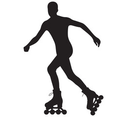 Person Skating Silhouette