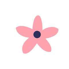 Simple floral illustration with soft colors
