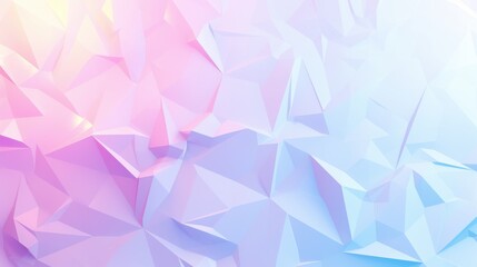 Obraz premium A vibrant pastel gradient showcasing angular geometric shapes, creating a modern abstract background.