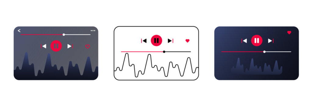 Music app with vibrant, colorful interface and easy-to-use buttons for playback, playlist, and album management, optimized for mobile devices.