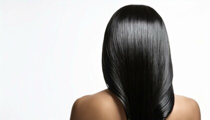 Modern Stylish women hair wig, fashionable hairstyle isolate on White background