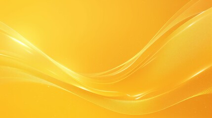 Fototapeta premium A vibrant abstract background featuring flowing golden-yellow waves, evoking warmth and positivity.