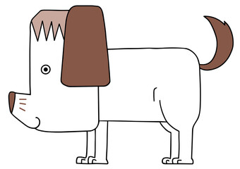 動物キャラクターイラスト - 動物・アニマル・哺乳類・犬・ドッグ