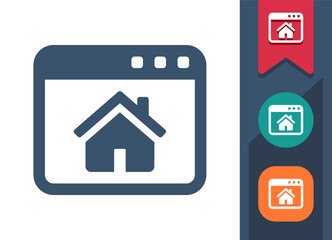 Webpage, Web Page, Website, Web Site Icon