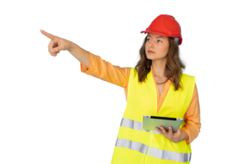 Confident civil engineer equipped for challenging projects