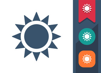 Weather, Sun, Sunny, Summer Icon
