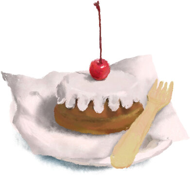 cake drowing