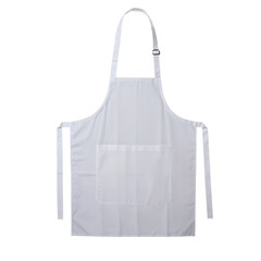 Professional White Kitchen Apron Isolated on Transparent Background Perfect for Culinary and Cooking-Related Designs or Marketing Campaigns