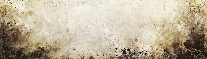 Abstract Texture of Weathered Beige and Brown Surface with Black Spots