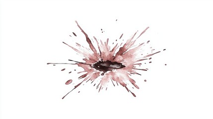 Abstract Gold Glitter Explosion on White Background White Background