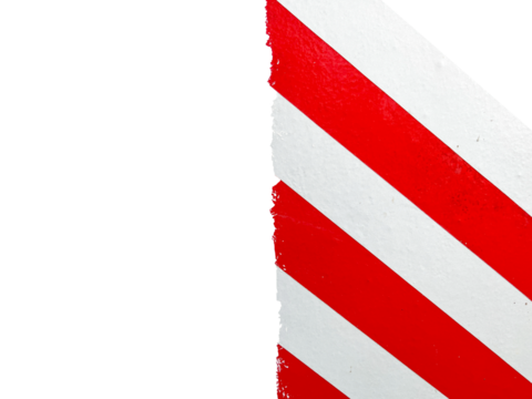 grunge warning background, red white stripes