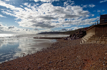 Charmouth beach in devon