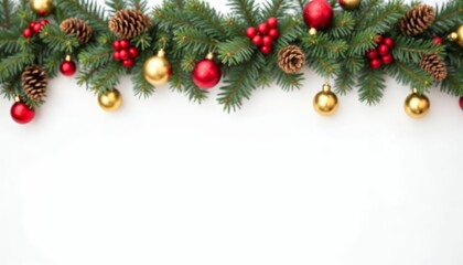 Enhance Your Holiday Decor with Elegant Christmas Greenery and Festive Ornaments for a Joyous Celebration