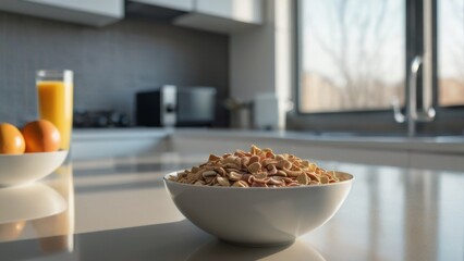 breakfast in the kitchen