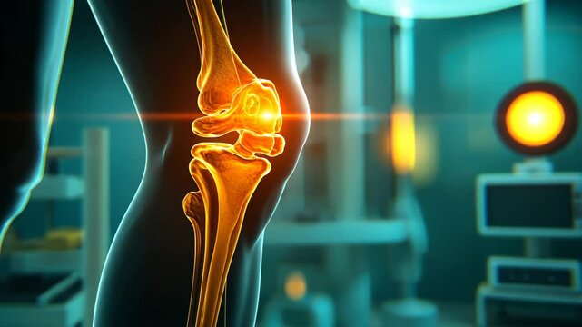 Human Knee Joint Pain Illustration