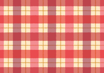 クリスマスカラーのタータンチェックの背景素材04