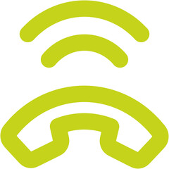 Phone Signal icon logo design