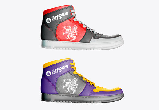 Basketball Shoes Mockup