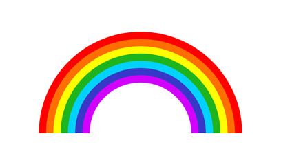 Classic Rainbow icon. Standard colored Rainbow vector
