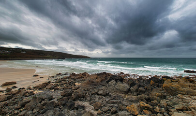 Porthmeor beach in St ives