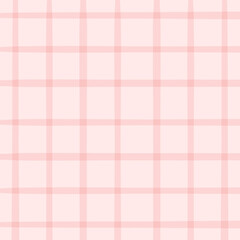 pink and white plaid
