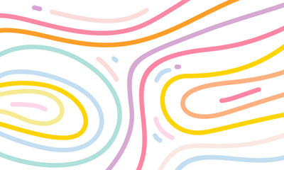 Abstract wavy lines in soft pastel colors creating a fluid, artistic pattern.