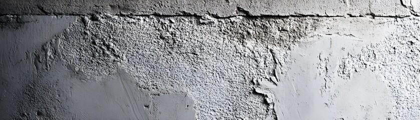 Obraz premium Cracked and Weathered Concrete Wall Surface