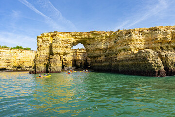 Fototapeta premium Algarve - Felsen, Meer Sonne, Strand