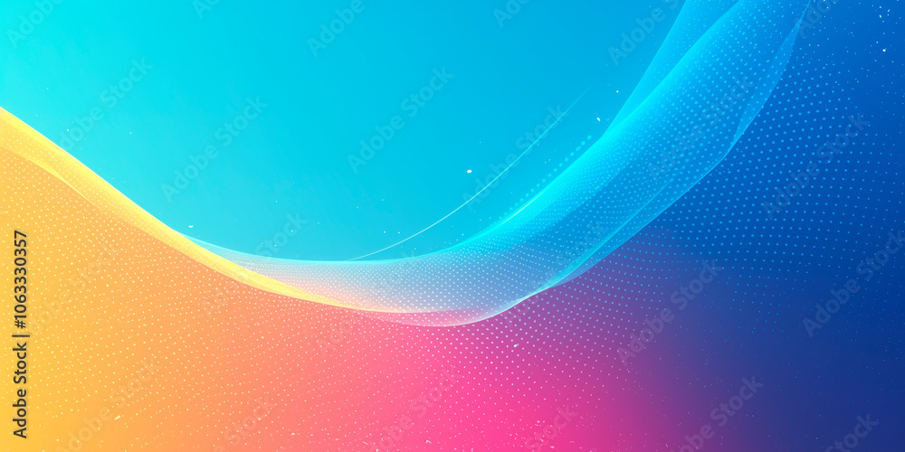 Wall mural abstract soft technology art futuristic background energy wave shape lines. place for text graphics 