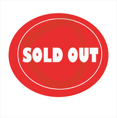 Sold out price tag 