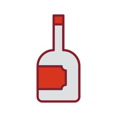 Wine Bottle Vector Icon