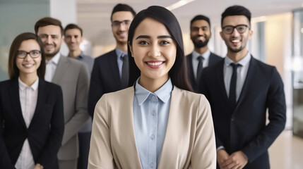 portrait of business team