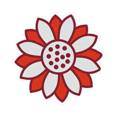 Sunflower Vector Icon