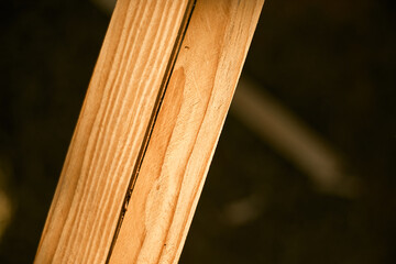Close up of wooden planks