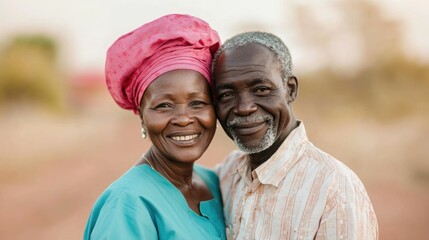 Obraz premium African Nurse and Elderly Man Share a Heartwarming Moment of Connection and Compassion During a Healthcare Visit Highlighting the Importance of Empathetic Care and Community Support