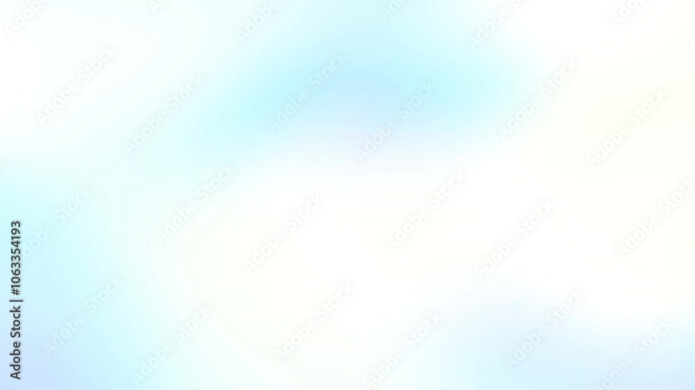 Poster blurred pastel blue and white gradient dynamic abstract background. hypnotic lights motion