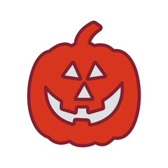 Jack-O-Lantern Vector Icon