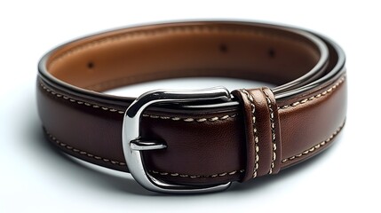 Elegant Leather Belt - Classic Accessory for Refined Style. Durable,Sophisticated Design with Minimalist Buckle for Everyday Wear.