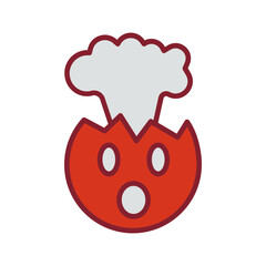 Exploding Head Vector Icon