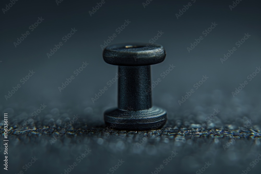 Leinwandbilder a close-up view of a button on a table, suitable for use in business or home settings